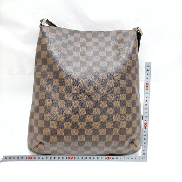 100% Authentic Louis Vuitton Musette Brown Damier Ebene Shoulder Bag - Picture 2 of 9